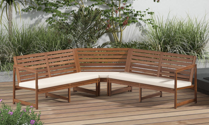 3-teilig - Eckbank Polster - Outdoor