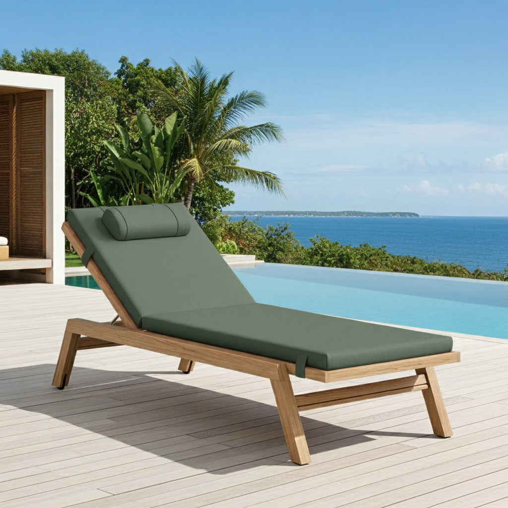 2-teilig - Gartenliege Auflage