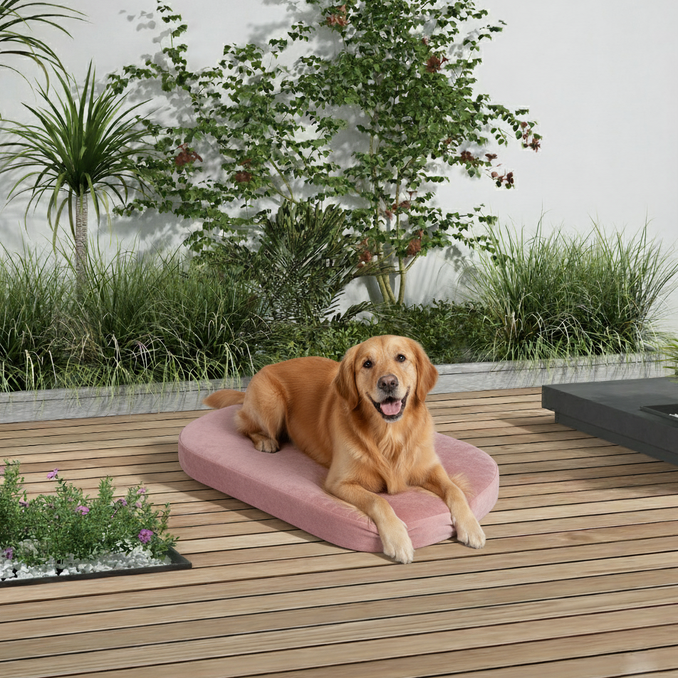 Outdoor ovale und runde Hundebetten nach Maß