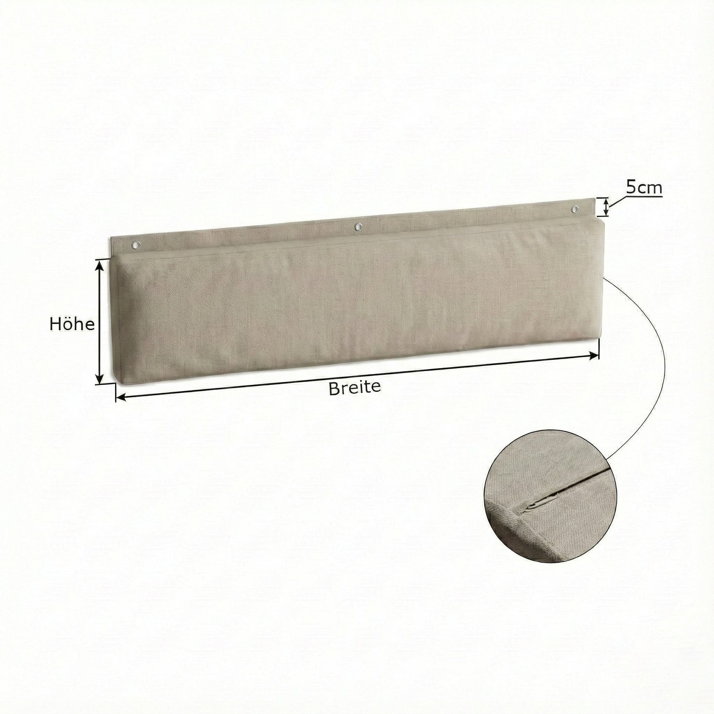 Wandkissen Abmessungen